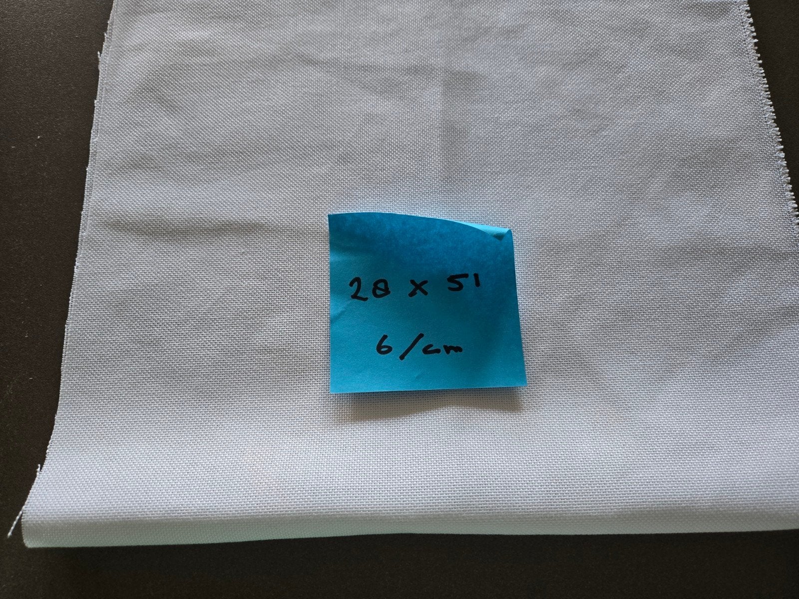 Borduurstof 28 x 51 cm, Ophalen of Verzenden, Nieuw, Onderdeel of Toebehoren