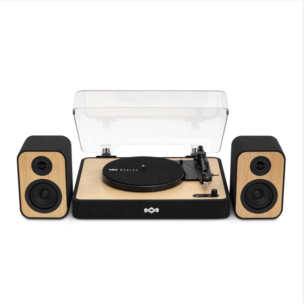 House of Marley Revolution Bluetooth Platenspeler + Speakers, House of Marley, Zo goed als nieuw, Customersupport@thehouseofmarley.com