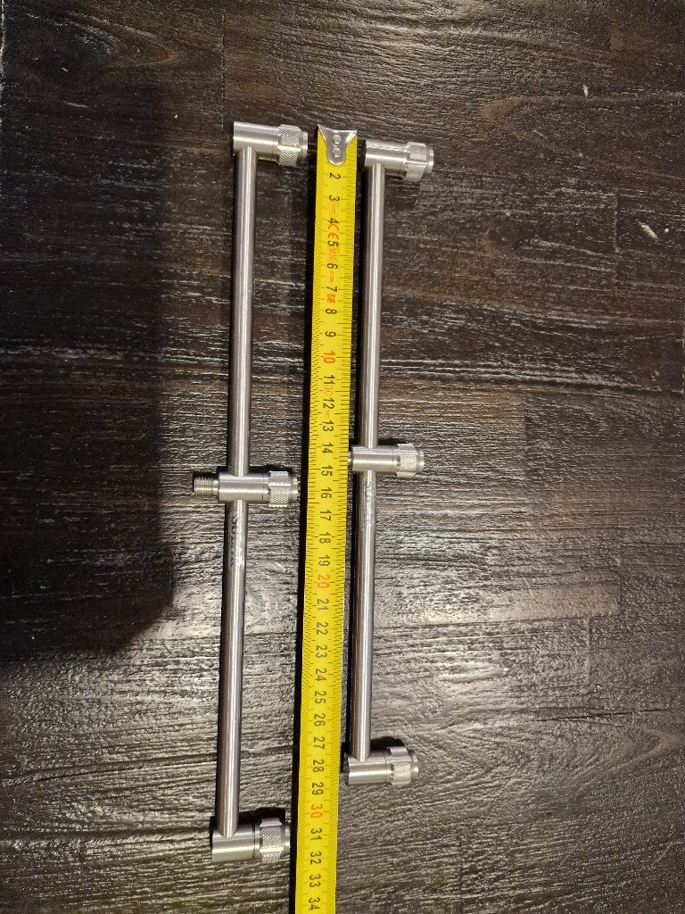 Solar p1 3 rod fixed buzzerbars 2x (jag, aqua, nash, fox), Watersport en Boten, Ophalen of Verzenden, Zo goed als nieuw, Overige typen