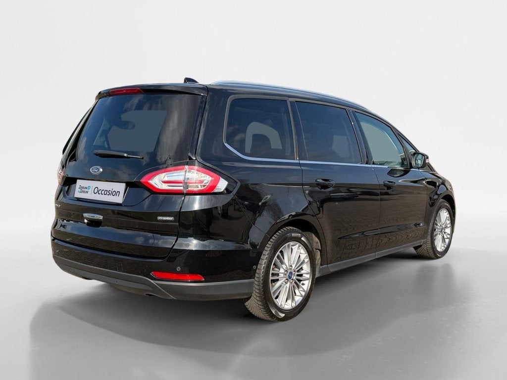 Ford Galaxy 2.5i HEV | Dealer onderhouden | Automaat | Pano, Auto's, Ford, 12 maanden, Stof, Gebruikt, Zwart