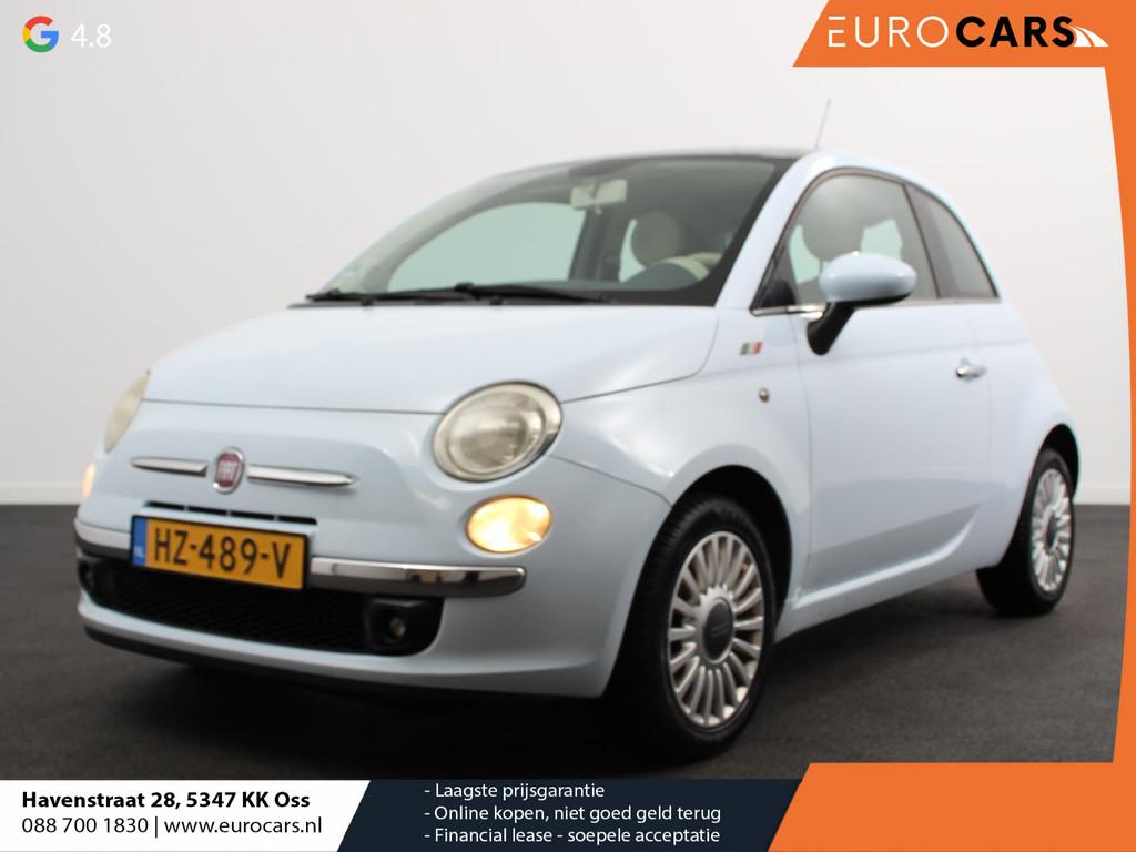 Fiat 500 1.2 Automaat Lounge Panorama dak Climate Control Pa, Auto's, Fiat, Euro 5, Stof, Gebruikt, 1242 cc