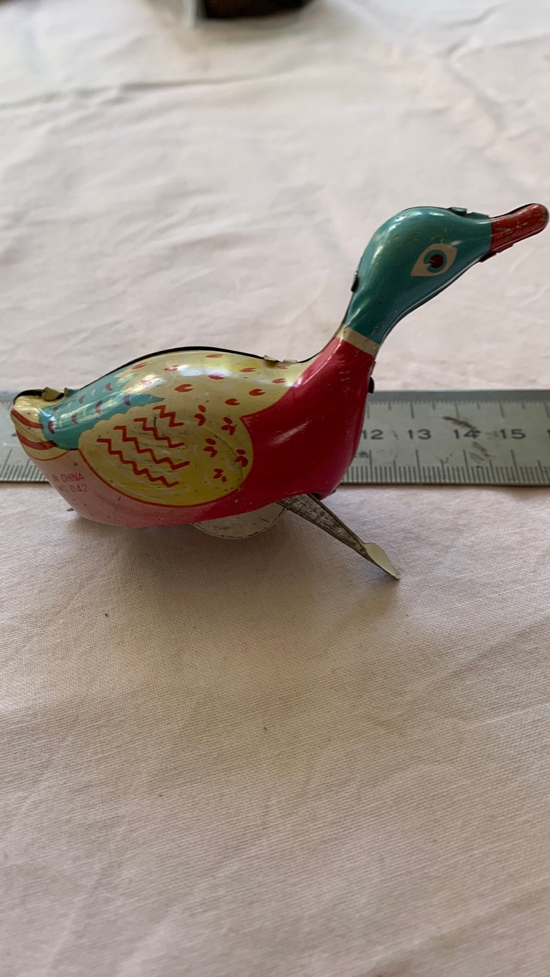 Vintage blikken speelgoed: Wind-up trommelaar, Ophalen of Verzenden