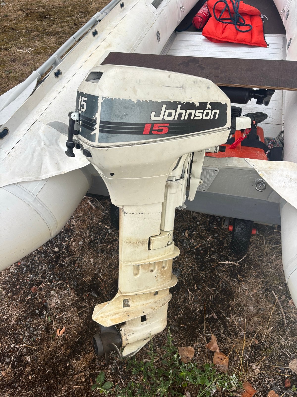 Johnson 15 pk 2 takt, Ophalen, Gebruikt