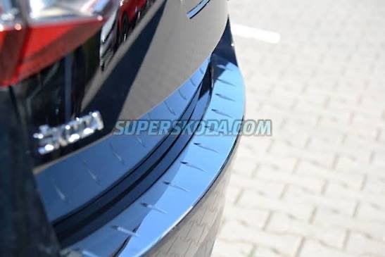Skoda Superb MK3 Bumper Beschermingspaneel RVS 3V9061195, Ophalen, Nieuw, Bumper, Achter