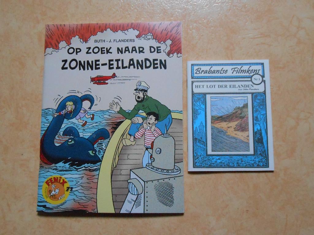 Collectie fenix 71 Op zoek naar de Zonne-eilanden met bijlag, Eén stripboek, Nieuw, Ophalen of Verzenden, Buth