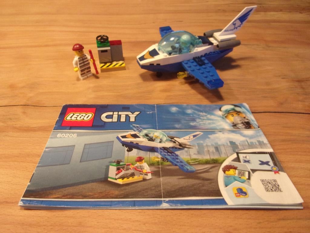 Lego Town 60206-1 Police Jet Patrol uit 2019, Kinderen en Baby's, Speelgoed | Duplo en Lego, Lego, Ophalen of Verzenden, Compleet