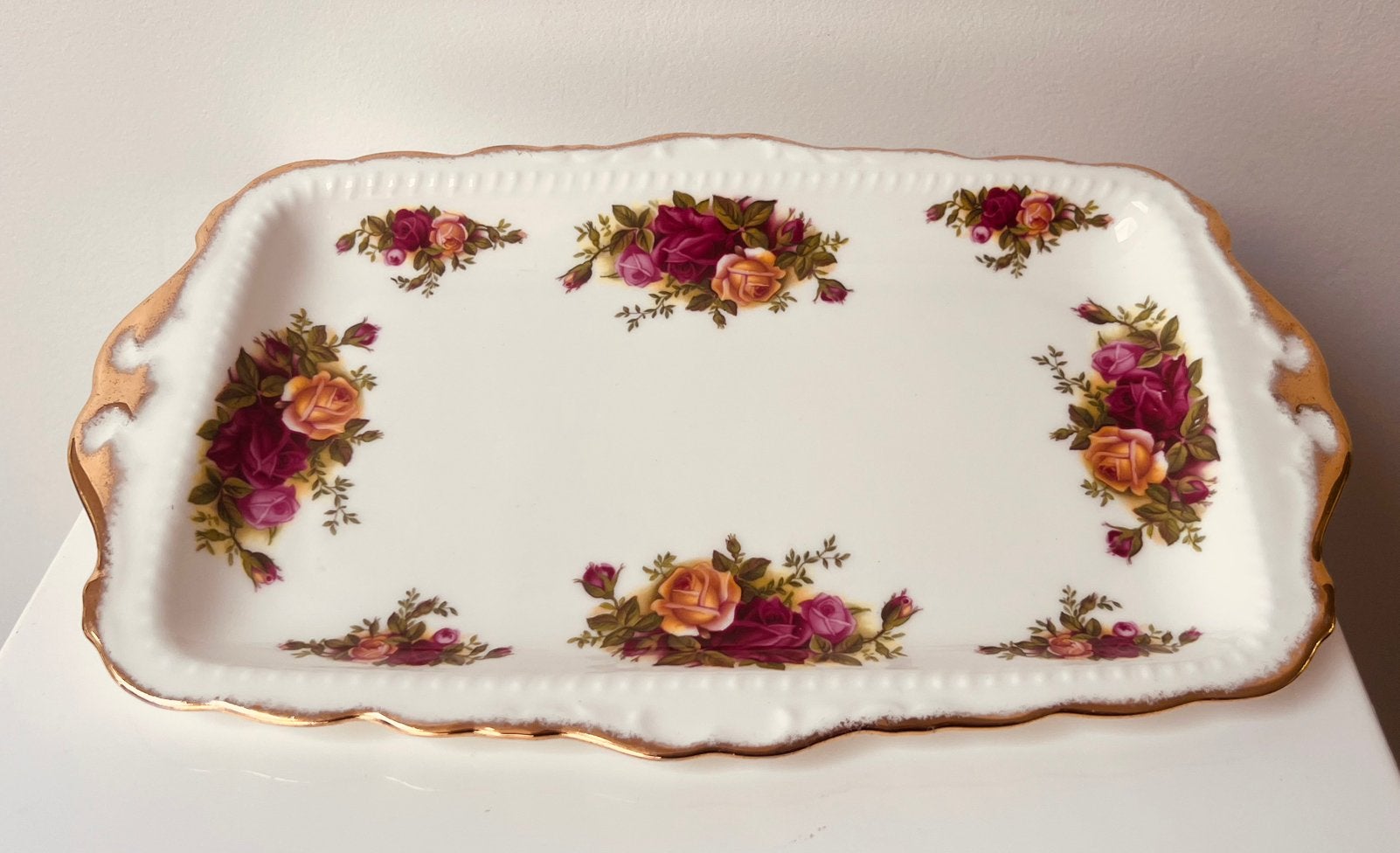 Royal Albert Old Country Roses Cakeschaal, Ophalen