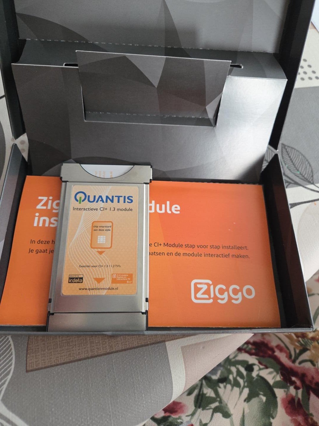 Quantis Interactieve CI+ 1.3 module voor Ziggo, Ophalen of Verzenden, Zo goed als nieuw