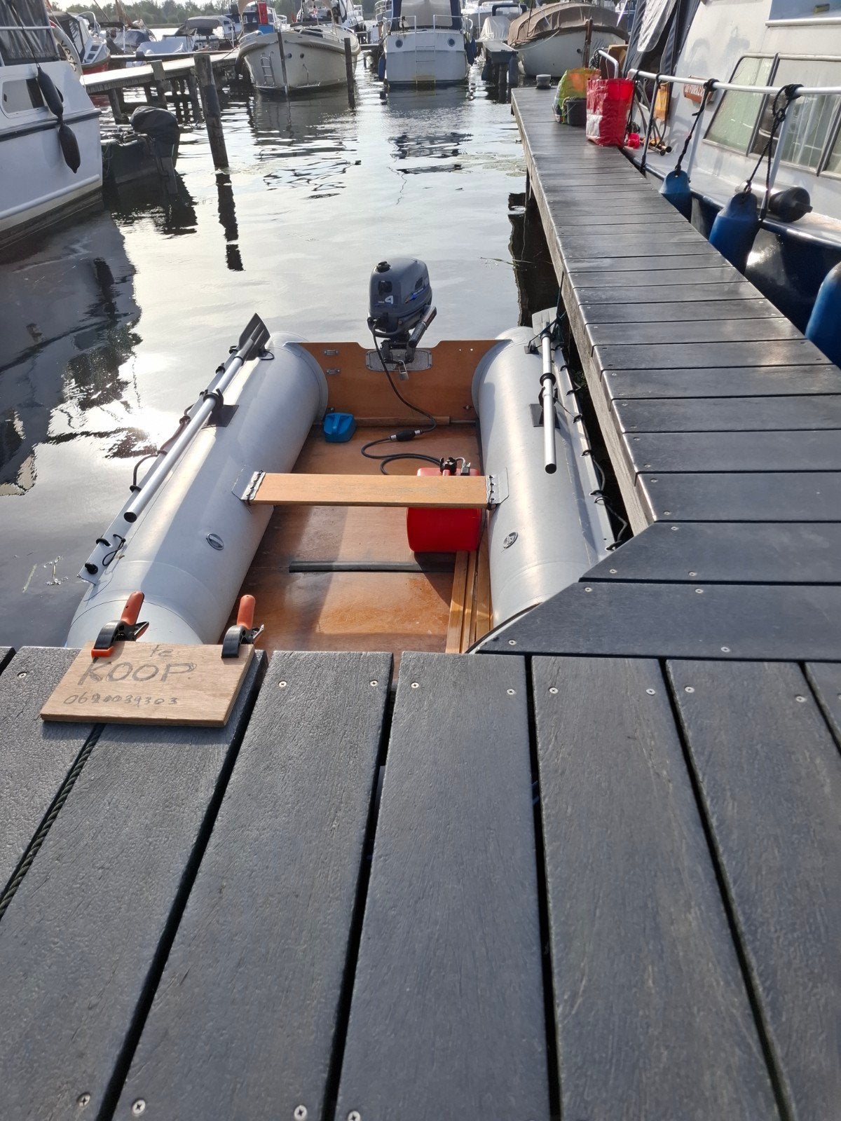 Foto 9 van te KOOP rubberboot met motor  3.50