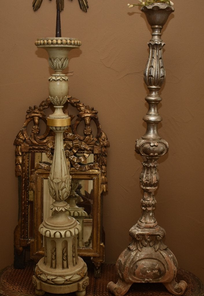 Oude Grote Kaarsenstandaard. "Uit Aletta's Tijd", Ophalen of Verzenden
