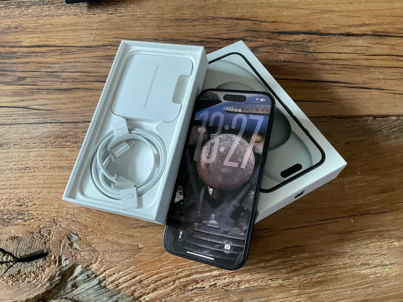 iPhone 15 Zwart 256GB - Zo goed als nieuw, Telecommunicatie, 256 GB, 83 %, IPhone 15, Zwart