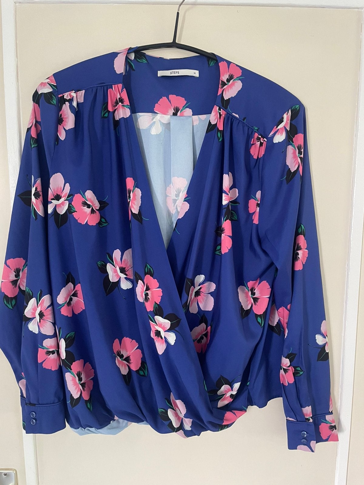 Steps blouse maat 46, Blauw, Maat 46/48 (XL) of groter, Ophalen of Verzenden, Zo goed als nieuw