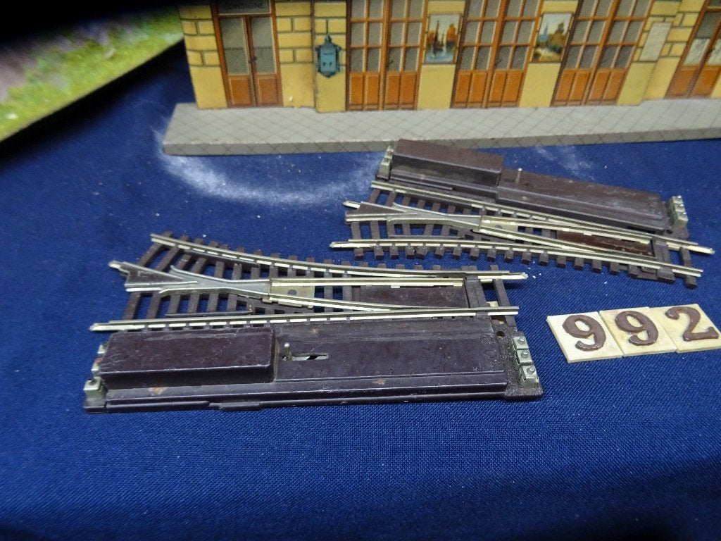 5992=Een kavel met Hornby gelijkstroom wissels.     15, Gelijkstroom, Nieuw, Rails, Ophalen of Verzenden
