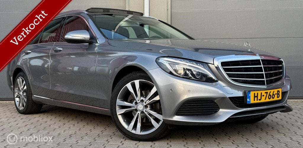 Mercedes C-klasse Estate 180 Prestige Pano.dak/Trekhaak/LED/, Automaat, Achterwielaandrijving, Euro 6, Met garantie (alle)
