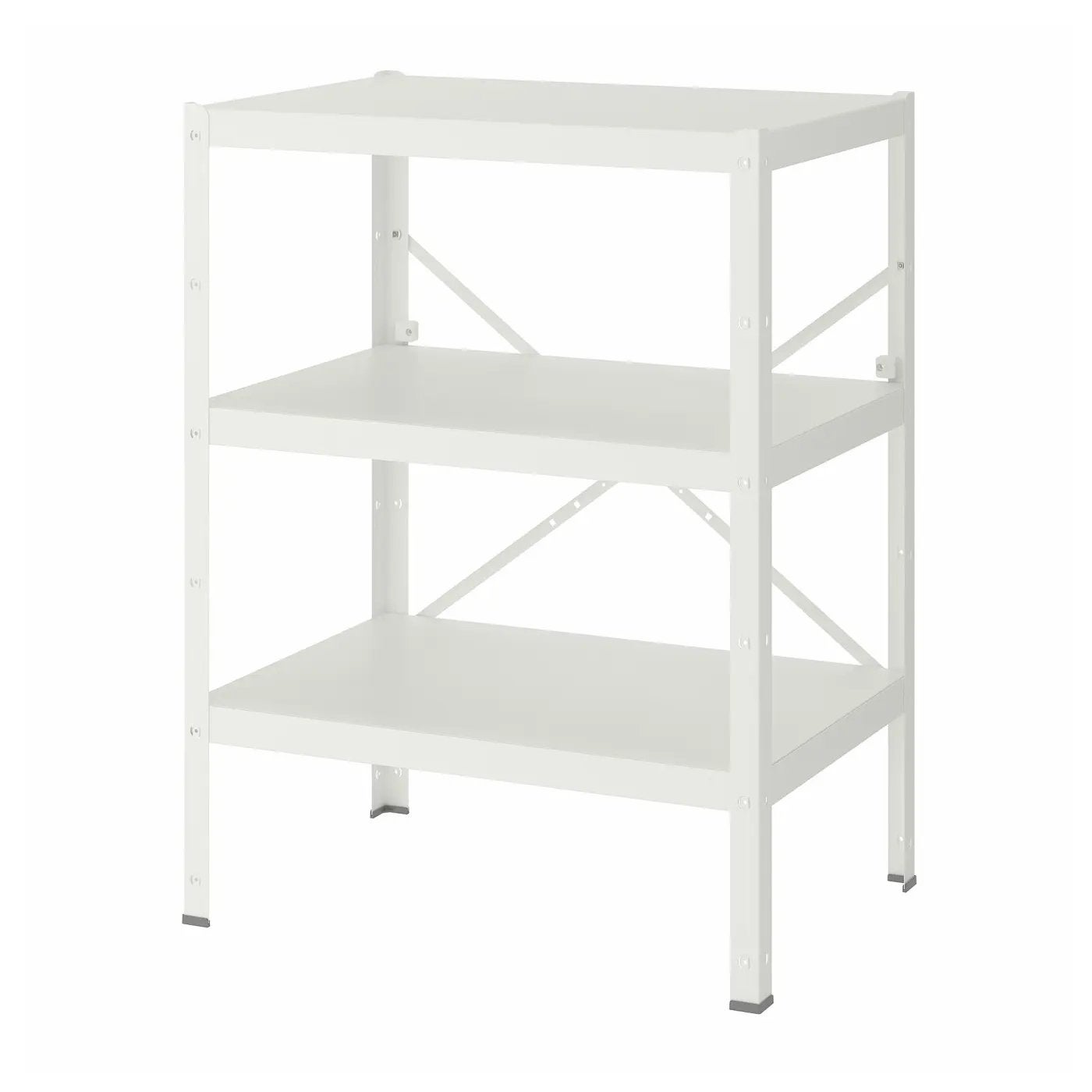 3 IKEA Bror Stellingkast wit 85x55x110cm elk  (255cm lang), Huis en Inrichting, Ophalen, Zo goed als nieuw