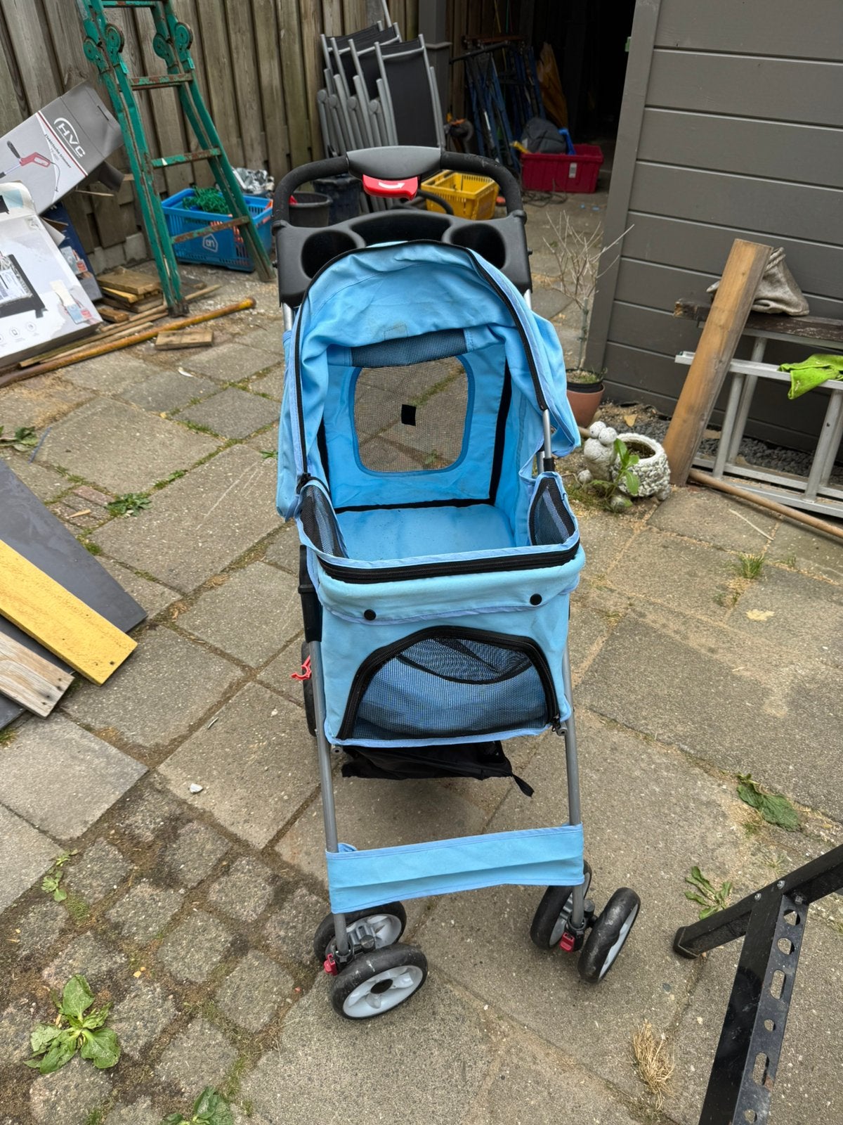 Hondenbuggy, Dieren en Toebehoren, Ophalen, Zo goed als nieuw