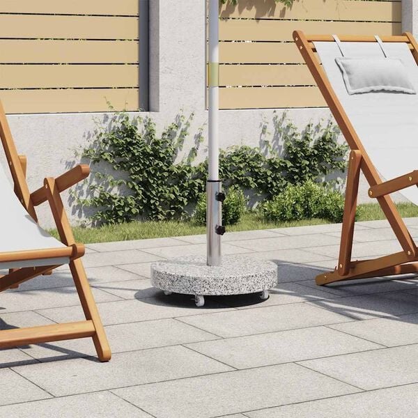 Parasolvoet rond 30 kg graniet grijs, Verzenden, Vida, Nieuw, Vida