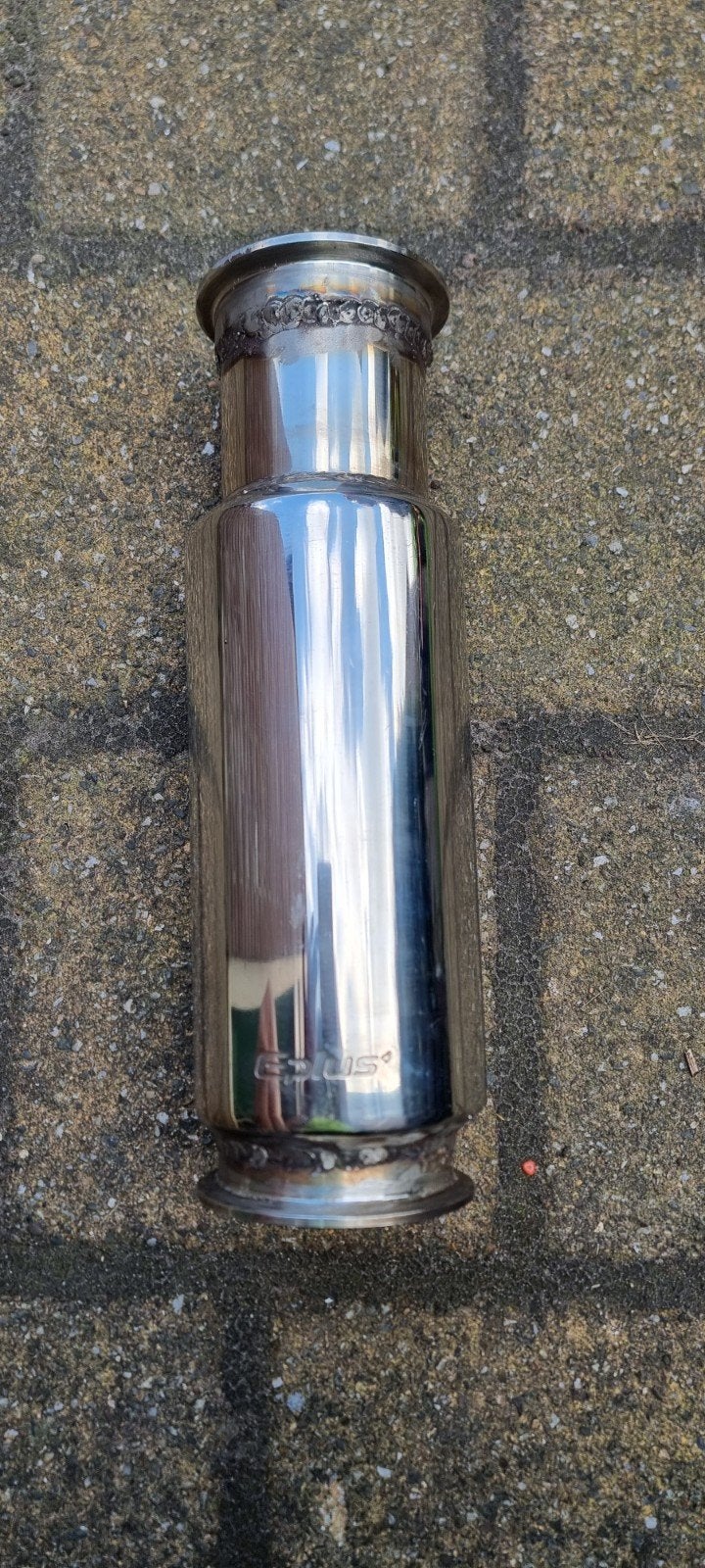 3 inch / 76 mm RVS middendemper met V-band flens., Ophalen of Verzenden, Gebruikt, BMW
