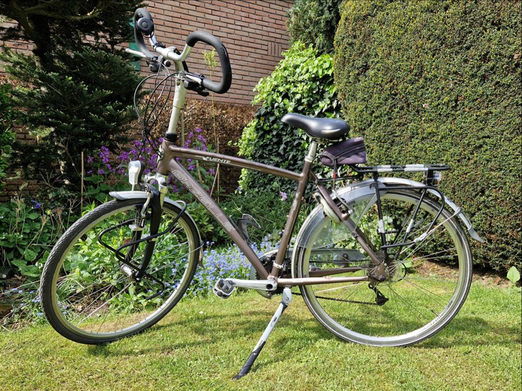 Gazelle Fuente V-27 Herenfiets 27 versnellingen, Versnellingen, Ophalen of Verzenden, Zo goed als nieuw, 57 tot 61 cm