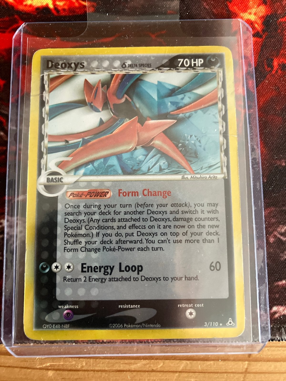 Deoxys Pokémon Kaart - Delta Species 3/110, Hobby en Vrije tijd, Verzamelkaartspellen | Pokémon, Ophalen of Verzenden, Zo goed als nieuw