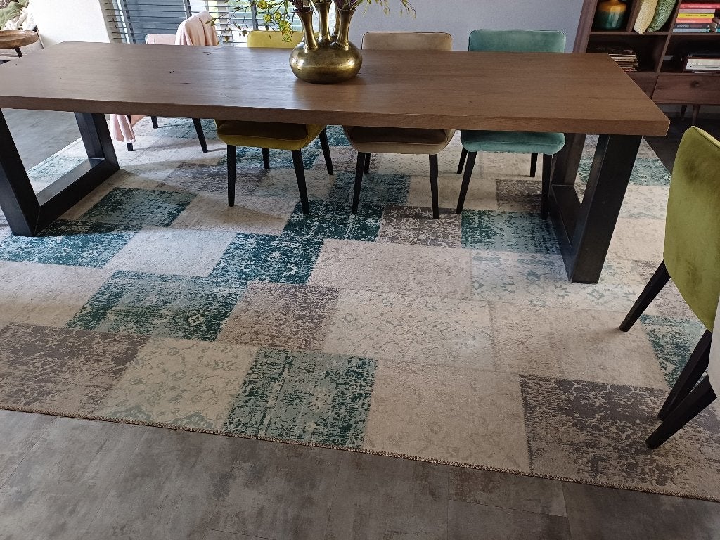 Eetkamer tafel, Ophalen, 200 cm of meer, 50 tot 100 cm, Zo goed als nieuw
