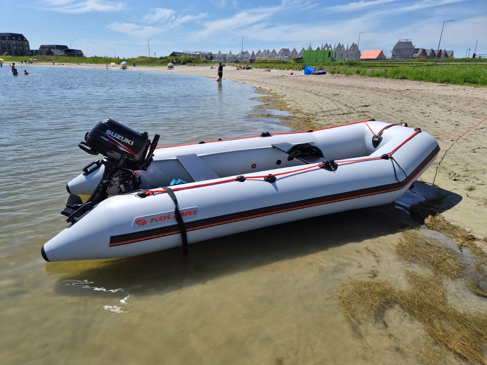 Kolibri 360D met Suzuki 6pk 4-takt buitenboordmotor, Watersport en Boten, Inclusief motor, Ophalen of Verzenden, Hout, Kolibri