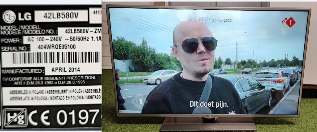 TV onderdelen, printplaten, Ophalen