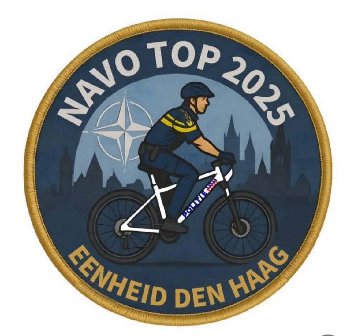 Patch NAVO 2025, Verzamelen, Militaria | Algemeen, Ophalen of Verzenden, Luchtmacht, Nederland, Embleem of Badge