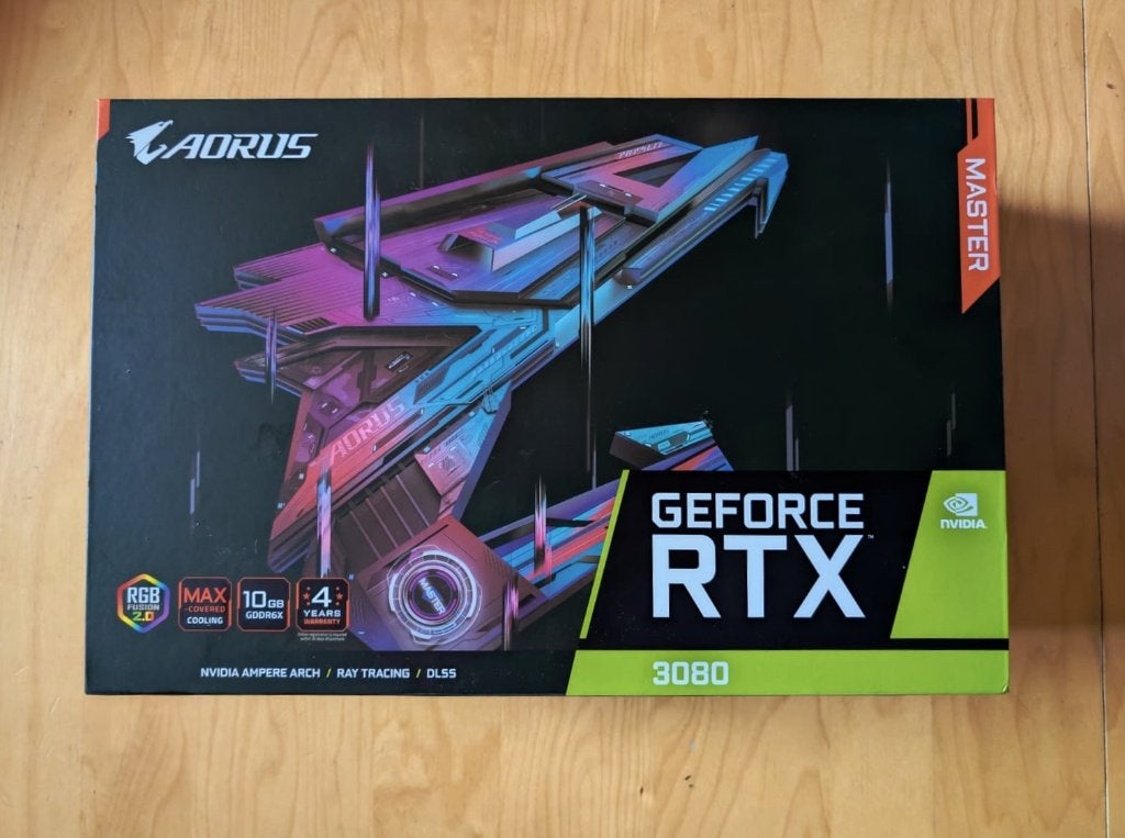 AORUS RTX 3080 [LCD + RBG], GDDR6, PCI-Express 4, Ophalen of Verzenden, Zo goed als nieuw