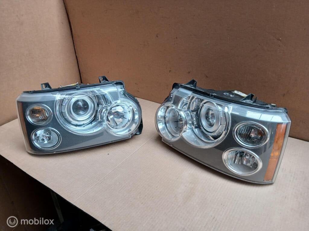 2005 Koplampen Range Rover L322 Vogue Koplamp Xenon, Land Rover, Ophalen of Verzenden, Gebruikt, Land Rover