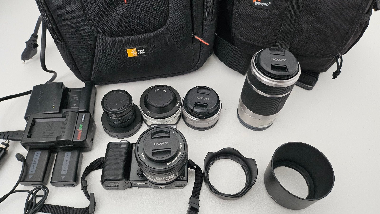 Sony NEX-5 Systeemcamera, Gebruikt, Cameratas, Ingebouwde flitser, Ophalen of Verzenden