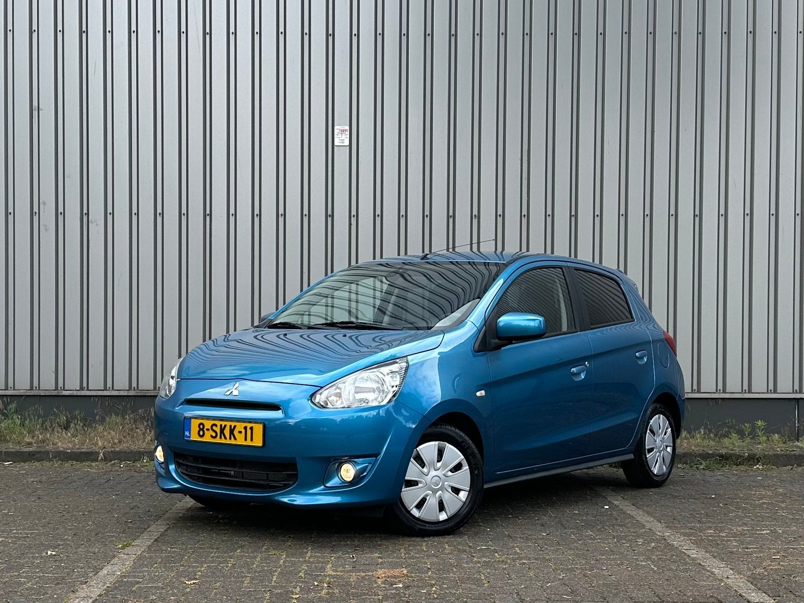 Mitsubishi Space Star 1.2 Automaat | Uniek KM | APK | Airco, Auto's, Mitsubishi, Stof, 200 kg, 840 kg, Blauw