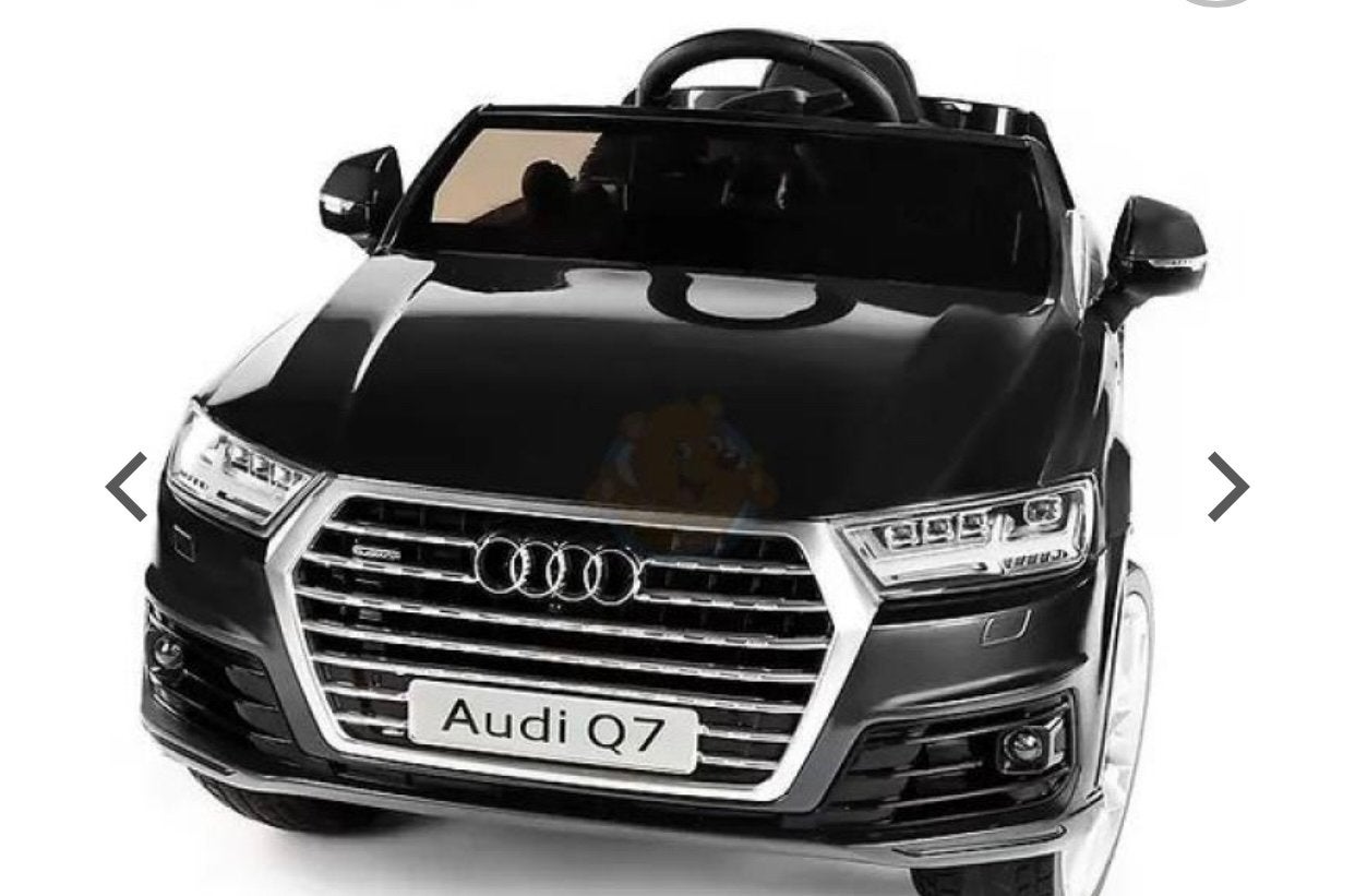 Audi Q7 kinderauto - Zwart, Gebruikt