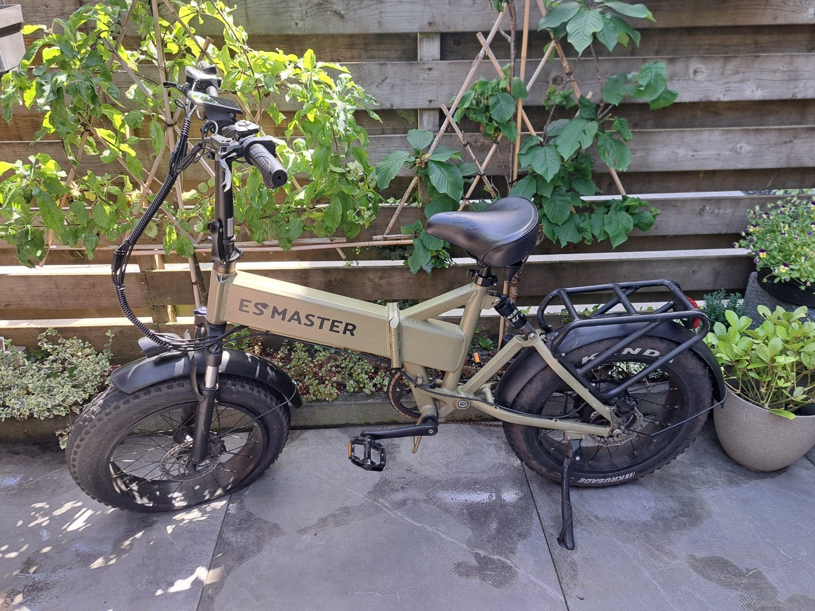 ESMASTER Fatbike E-bike - Zo goed als nieuw, Zo goed als nieuw, 51 tot 55 cm, 30 tot 50 km per accu, Ophalen