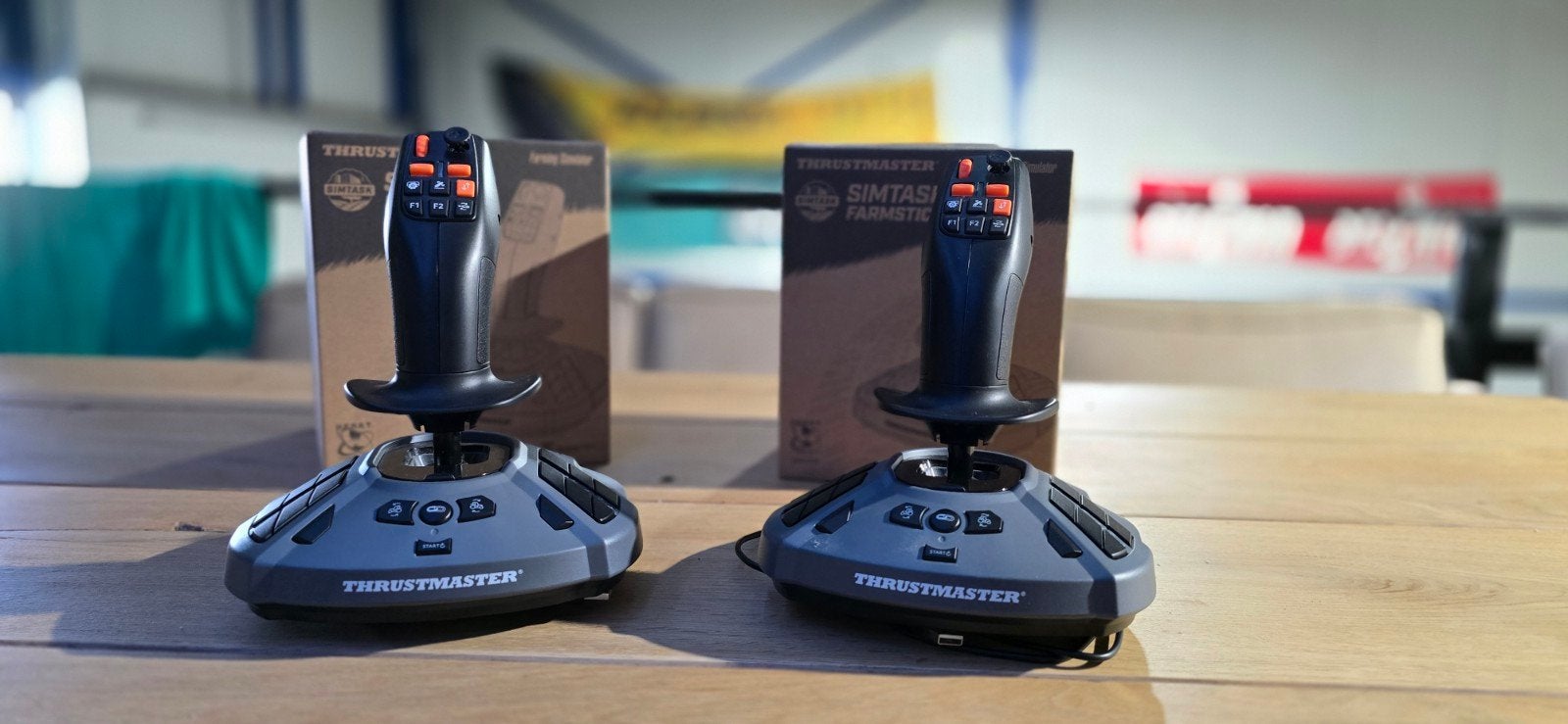 Thrustmaster Farmstick Duopack (Nieuwstaat!), Ophalen, Zo goed als nieuw, Thrustmaster/Logitech