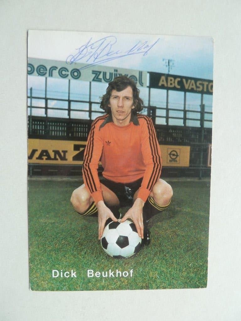 Spelerskaart.  Dick.Beukhof.  Vitesse, Ophalen of Verzenden, Zo goed als nieuw, Vitesse, Spelerskaart