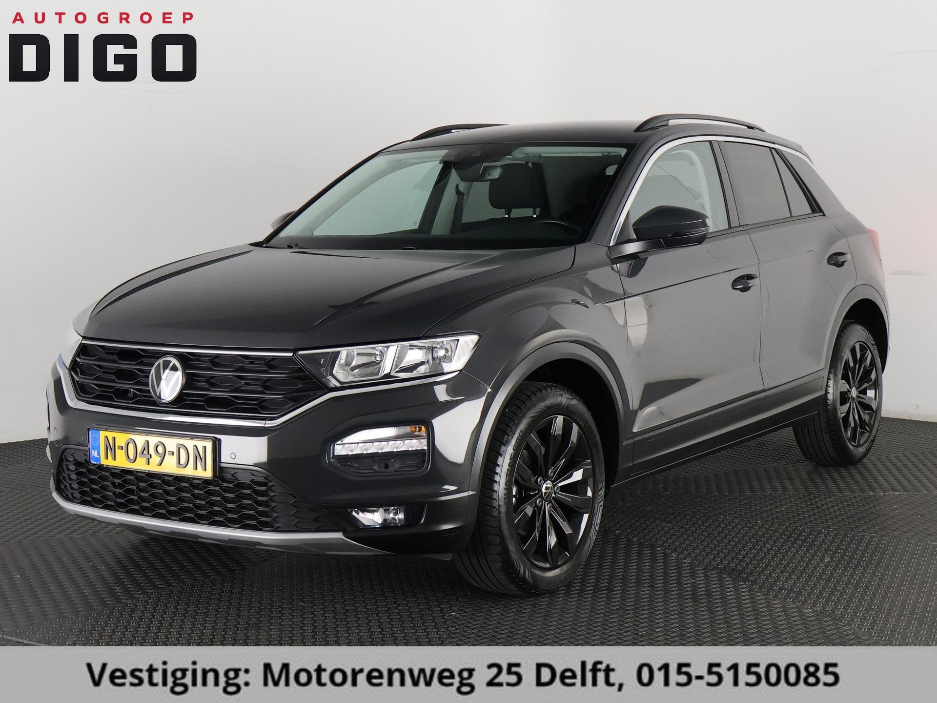 Volkswagen T-Roc 1.0 TSI STYLE 100% OH.GARANTIE TOT 10-2031*, Voorwielaandrijving, Dealer onderhouden, Stof, Gebruikt