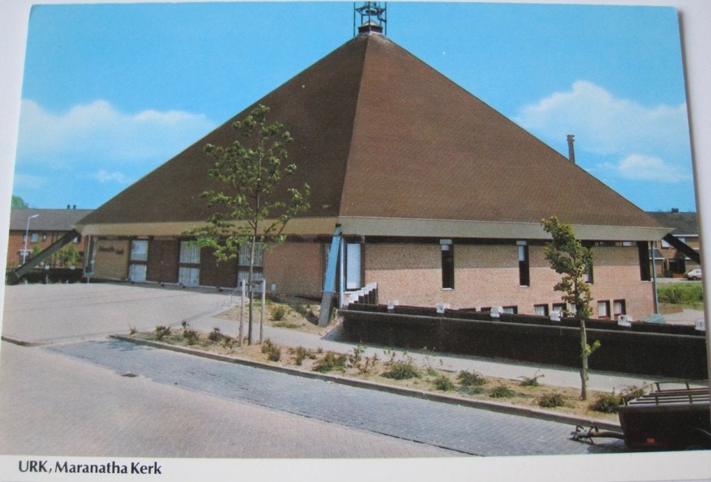 Urk - Maranatha kerk - firma Nentjes, Urk - nieuw, Verzenden, 1980 tot heden, Ongelopen, Flevoland