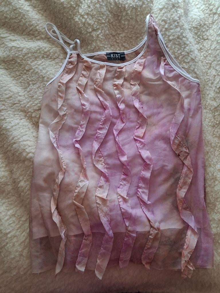Top mesh pasteltinten M hemdje zomer, Maat 38/40 (M), Kist over, Ophalen of Verzenden, Zo goed als nieuw