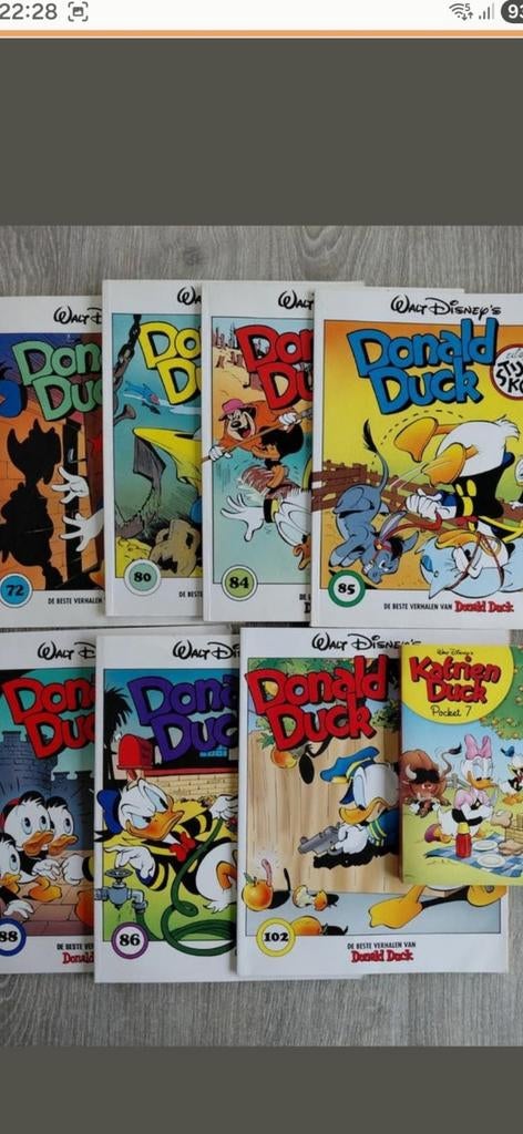 Donald Duck De Beste Verhalen & Katrien Duck Pocket, Meerdere stripboeken, Ophalen, Zo goed als nieuw