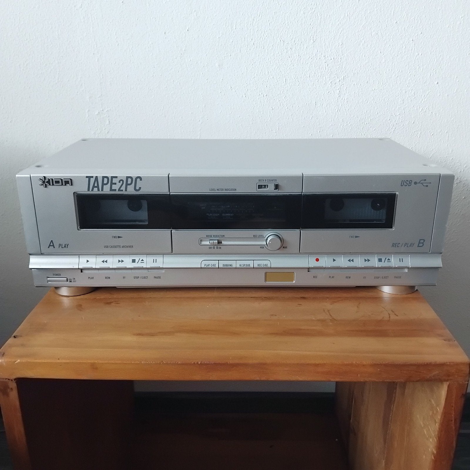 Ion cassettespeler met USB (defect), Audio, Tv en Foto, Cassettedecks, Ophalen of Verzenden, Overige merken