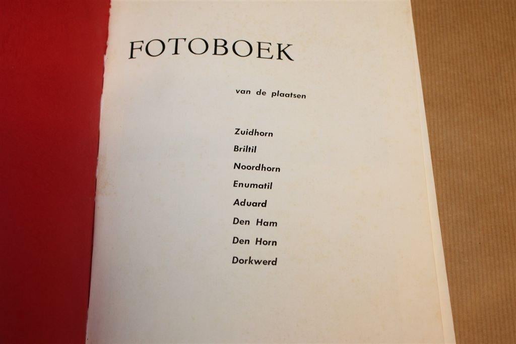 Fotoboek Zuidhorn, Noordhorn & Aduard e.o. [Vintage 1973], Ophalen of Verzenden, Gelezen