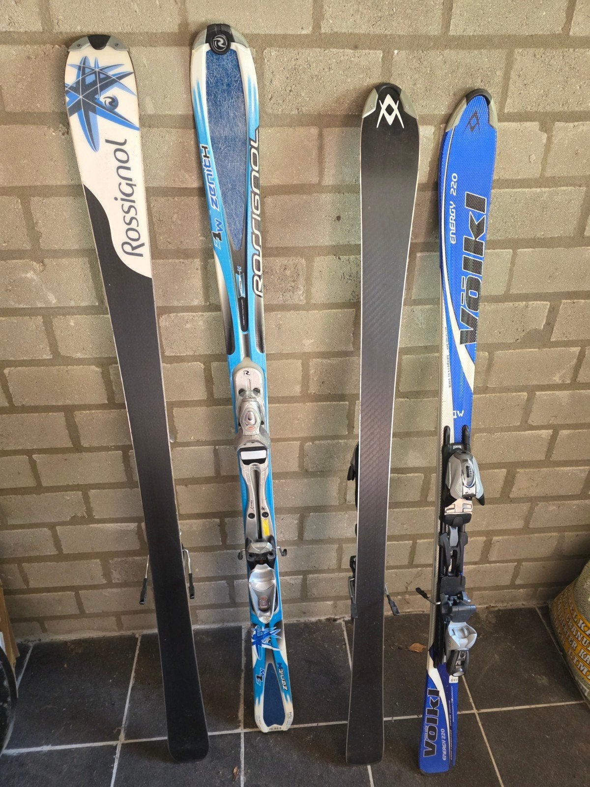 Diverse ski's: Rossignol en Völkl sets, 160 tot 180 cm, Gebruikt, Rossignol, Ophalen of Verzenden