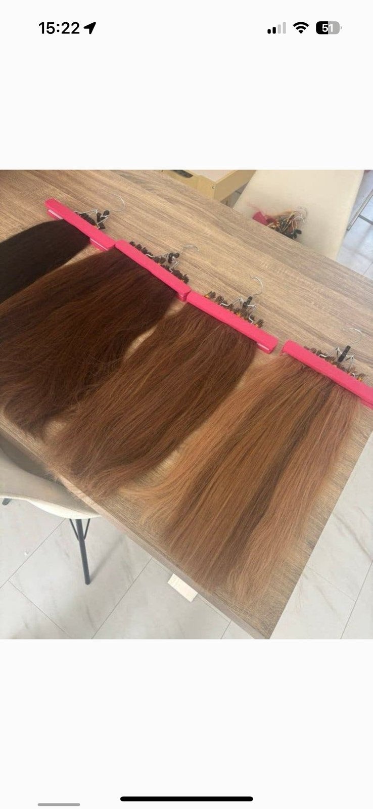 Hairextensions – 100% 63 bundels nieuw de lengte is 50/55, Ophalen of Verzenden, Nieuw, Pruik of Haarverlenging