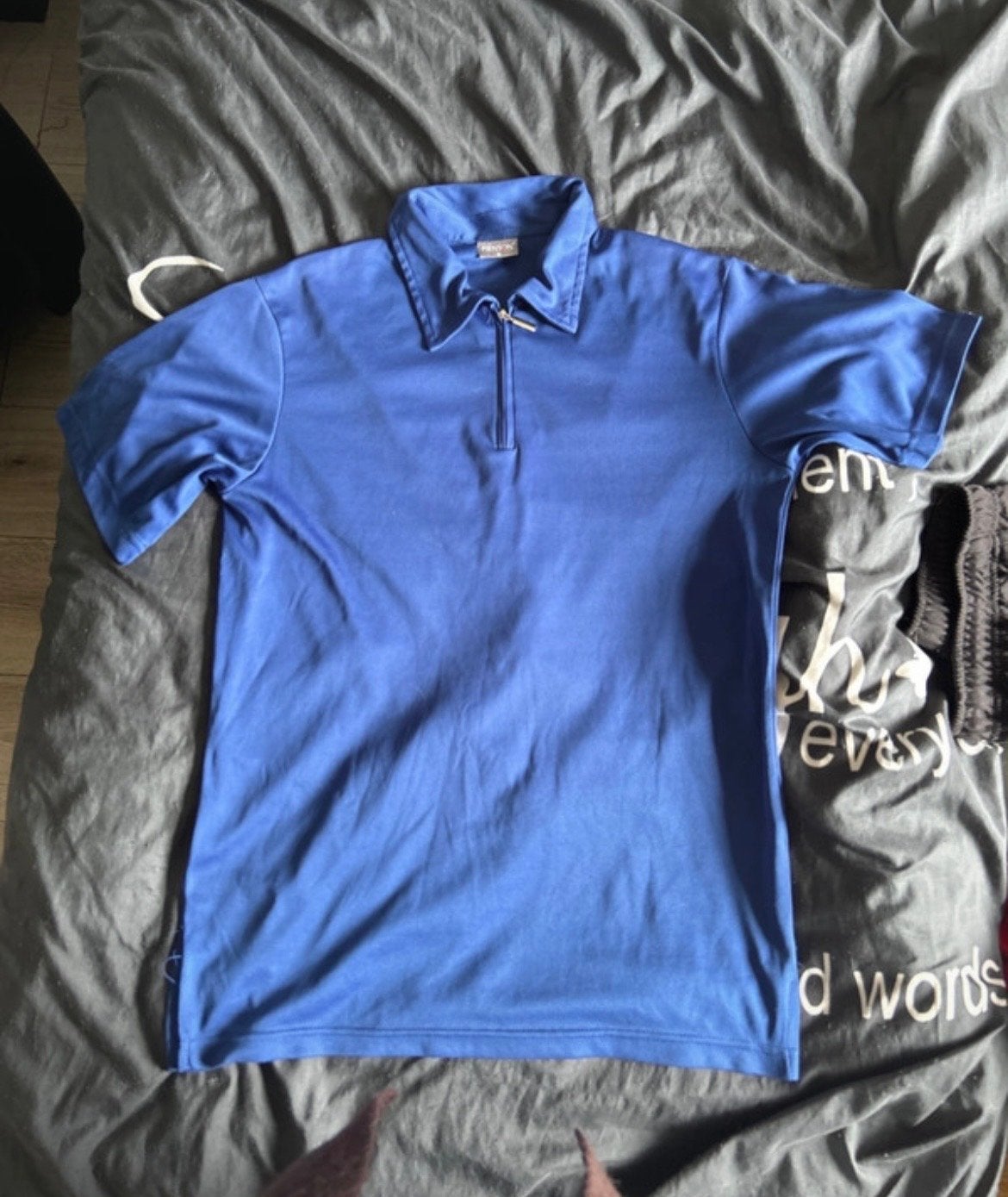 Henson Polo Shirt met Rits - Blauw, Kleding | Heren, Ophalen of Verzenden, Zo goed als nieuw, Maat 48/50 (M), Blauw
