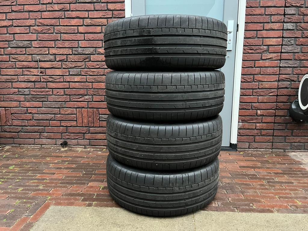 Originele Audi sport Q3 SQ3 20 inch 5x112 continental 2023, Ophalen, Audi, Gebruikt, 255 mm