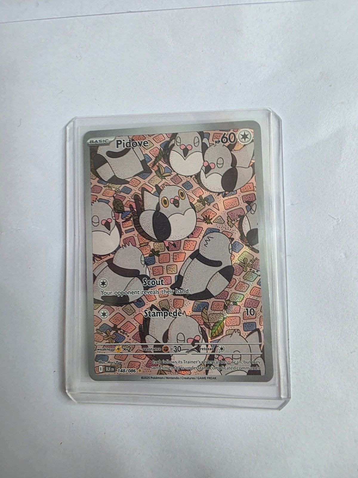 Pokemon Pidove 149/086 Black Bolt Set Mint/Near Mint, Ophalen of Verzenden, Zo goed als nieuw, Losse kaart