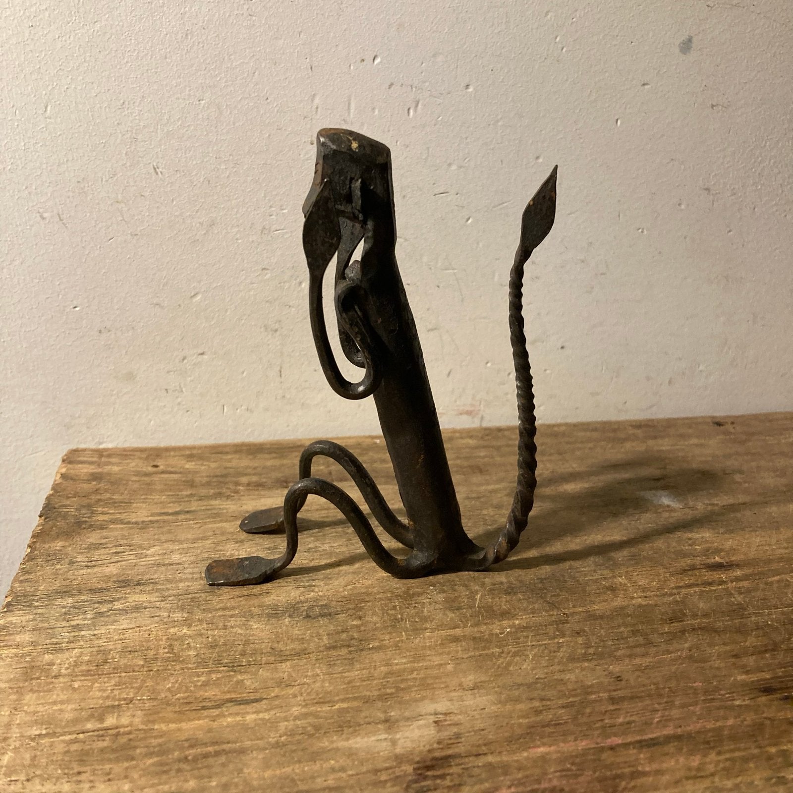 Dogon ijzeren beeldje - handgesmeed uit Mali, Ophalen of Verzenden