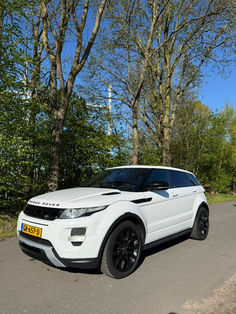 Land Rover Range Rover Evoque SI4 4WD AUT 2012 Wit, Auto's, Automaat, 1800 kg, 4 cilinders, Wit