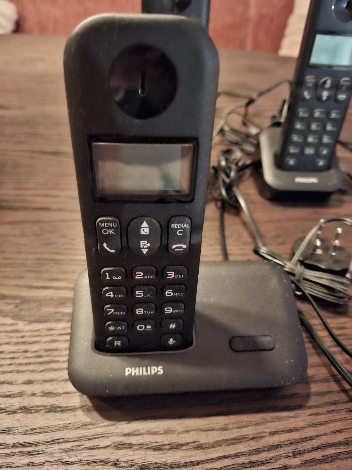 Philips draadloze telefoons (3 stuks) met basisstations, Ophalen of Verzenden, Gebruikt, 3 handsets